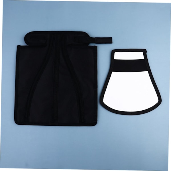 2-pack DSLR Kamera Tillbehör Blixtdiffusor Ljusreflektor Softbox Silver för Studio och