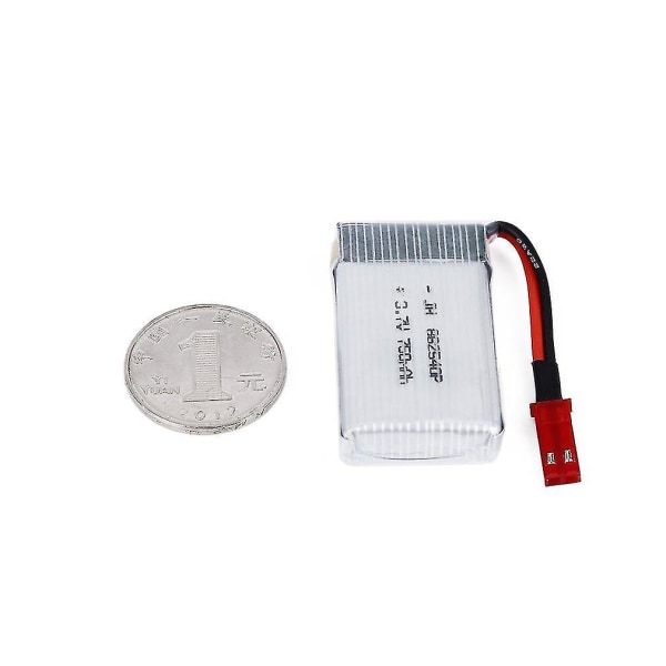 Mini 862540 3,7V 750mAh 25C Lipo-batteri med JST-plugg