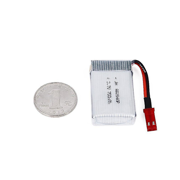 Mini 862540 3.7V 750mAh 25C Lipo-akku JST-liittimellä