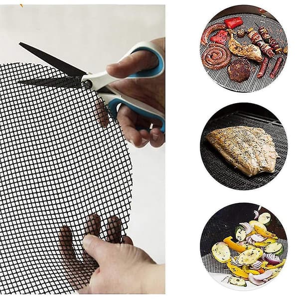 3-pack Grillmatta i Nät, Icke-Klibbig, för Grillning
