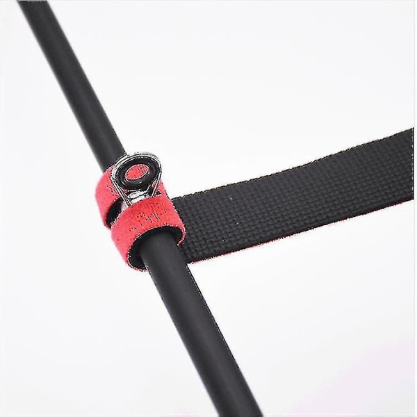 6 stk Fiske Stang Stropp Justerbar Stang Stropp Stropp Fast Magic Stropp Elastisk Stropp Holder Stang Elastisk Stropp