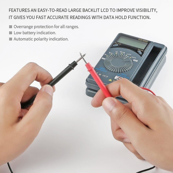 Auto Range LCD Mini AC/DC Digital Multimeter Voltmeter