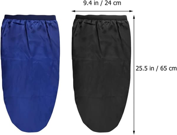 2 st elastisk sovmössa med brett band, lång tubdesign, skyddande nattmössa