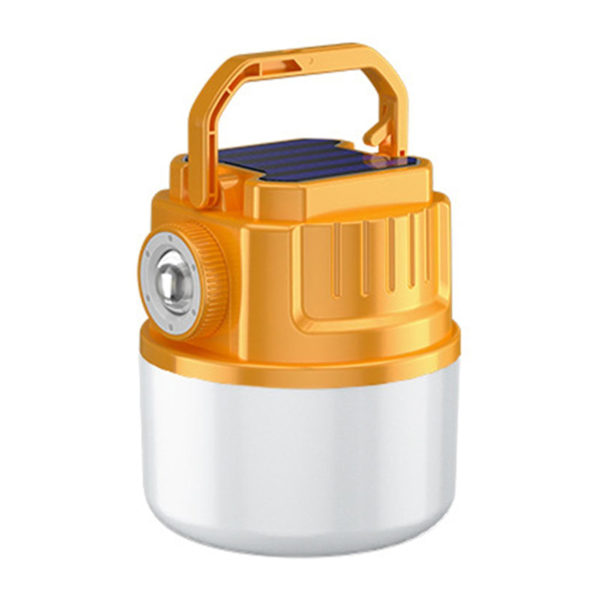 Led Ny Multifunktionel Sol Campinglys Hjem Nødlys Yellow