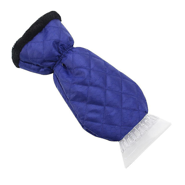 Vedenpitävät Lumi- ja Jääraapimet, Hansikkaallinen, Paksu Fleecekangas, Kestävä Blue
