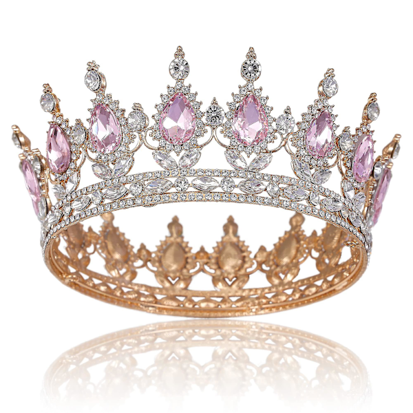 Lastenpäivän lahja Prinsessan kruunut ja tiarat pienille tytöille - Kristalli