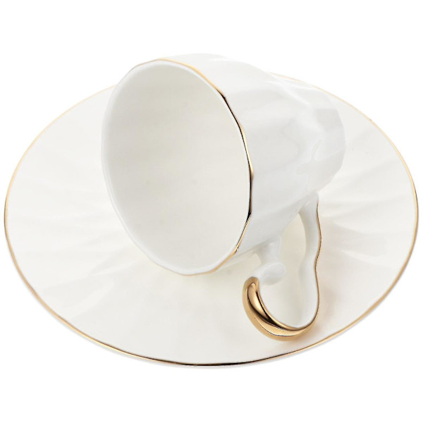 Nordisk Stil Kaffekopp & Fat Set Utsökt Keramik Mugg