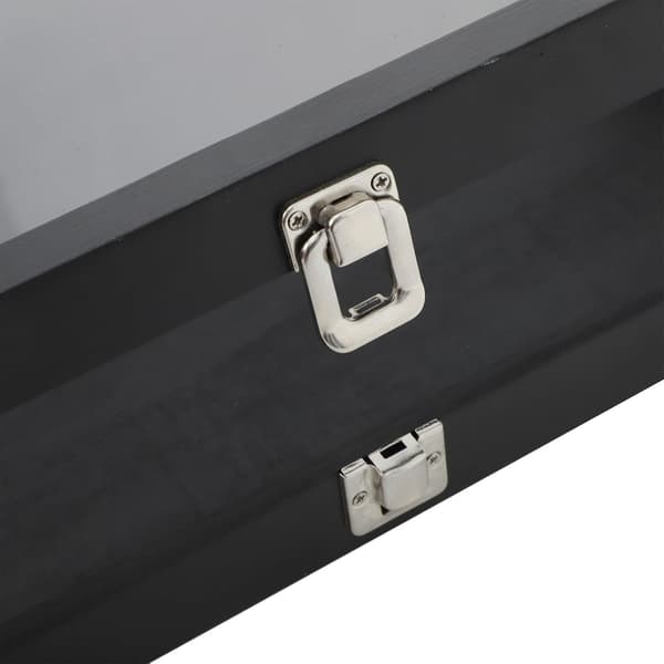 Träinsektslåda med låsbart lock, smyckesförvaringslåda