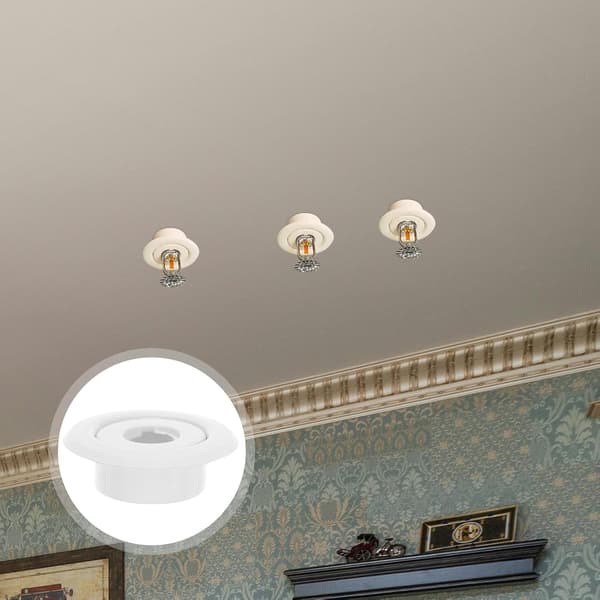 4 stk. brandslukker dekorativt dæksel Dn15 1/2\" loftssprinkler trimplade