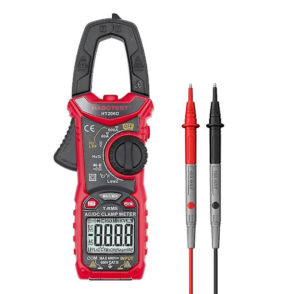 Habotest HT206D AC DC Digitaalinen Pihtimittari Monimittari