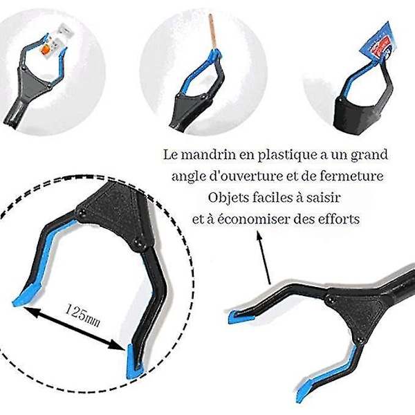 Pickup Tool - Taitettava pidennysleike, alumiini, kiertävä kumi