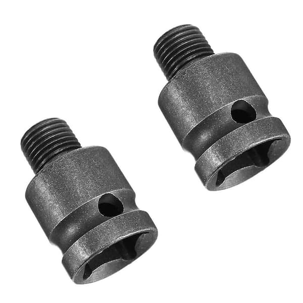 Nøgleløs Slagdriver Chuck Adapter Skruetrækkerbor Bits Power Tool Tilbehør. (sort) (2 stk.)