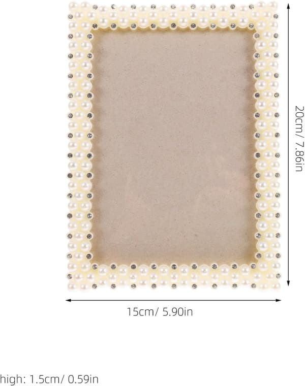 Bröllop Skrivbordsfotoram Bordsfotoram 5x7 tum Pärlhartsglas