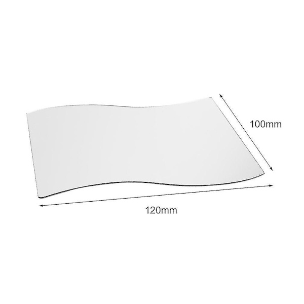 6 kpl Aaltomainen itseliimautuva 3D-peiliseinätarra