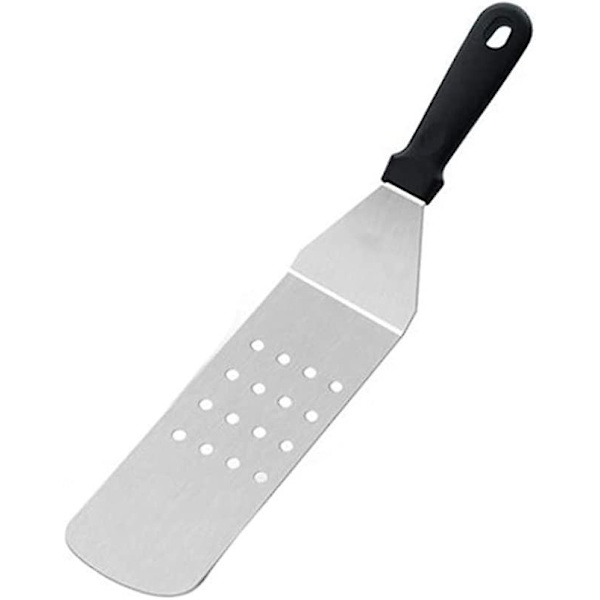 Rustfrit Stål Steak Stegepande Spatel Pizza Skrabet Grill Køkken Køkkenredskaber (størrelse: Lang Spatel)