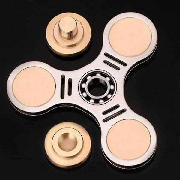 3-bladers Alloy Håndfingertuppspinner Roterende Reduser Stressavlastningstrykk