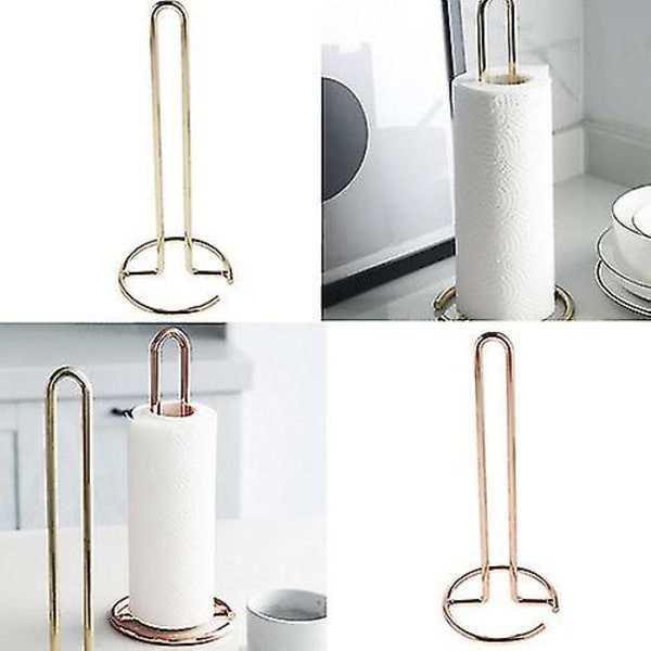 Stående Toalettpapirholder, Dispenser, Toalettpapir (gull) Multifunksjonell