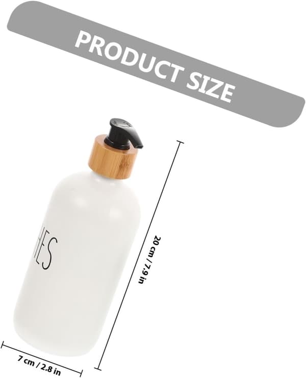 2 stk. genopfyldelig håndsæbedispenser shampoodispenser 500 ml glas