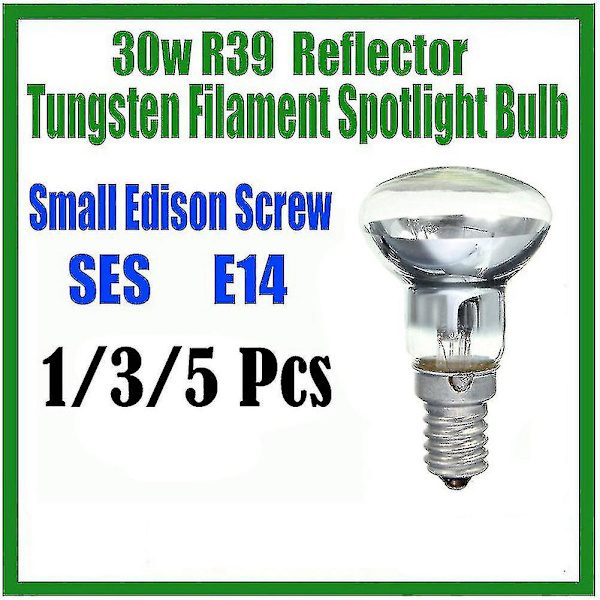 Reservepære Lava Lampe E14 R39 30W Spotlight Skru Inn Lyspære Klar Reflektor Spot Lyspærer Lava Glødelampe (tangling)-hyj