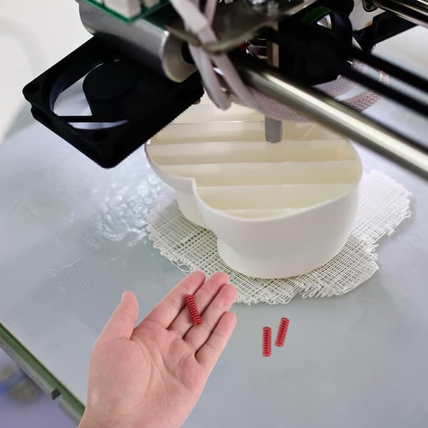 30 stk. 3D-printer sengefjedre 8x25mm røde formkompressionsfjedre sæt