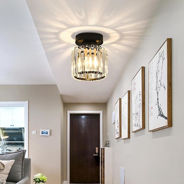 17cm Loftlampe Led Gang Flush Mount Glas Geometrisk