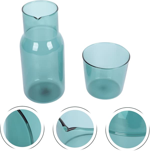 Vattenflaska Dricksglas Glasvaror Set Glas Multifunktionell Modern Design
