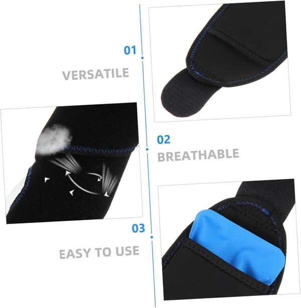 4-pack handledsispåsar för kylterapi, återanvändbara handledsgelpack med remmar