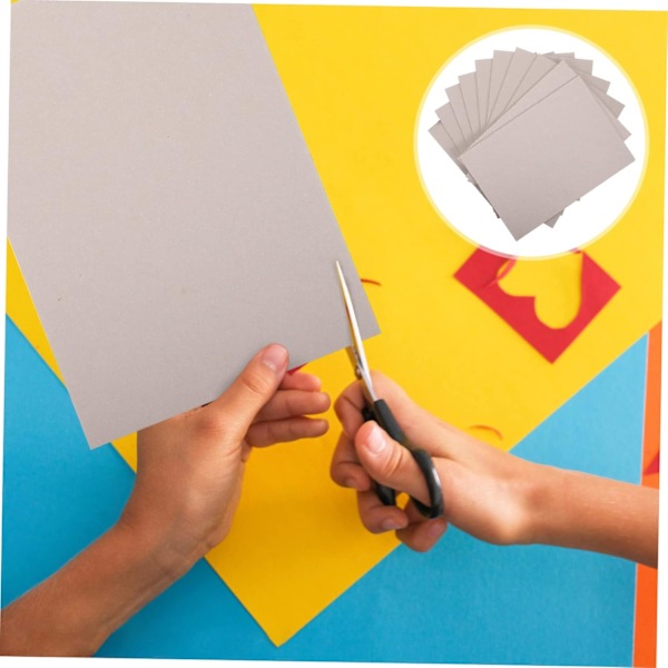 Utsøkt håndverk DIY papp for gutter og jenter 10 stk pakke A4 størrelse 3mm tykk for kunst