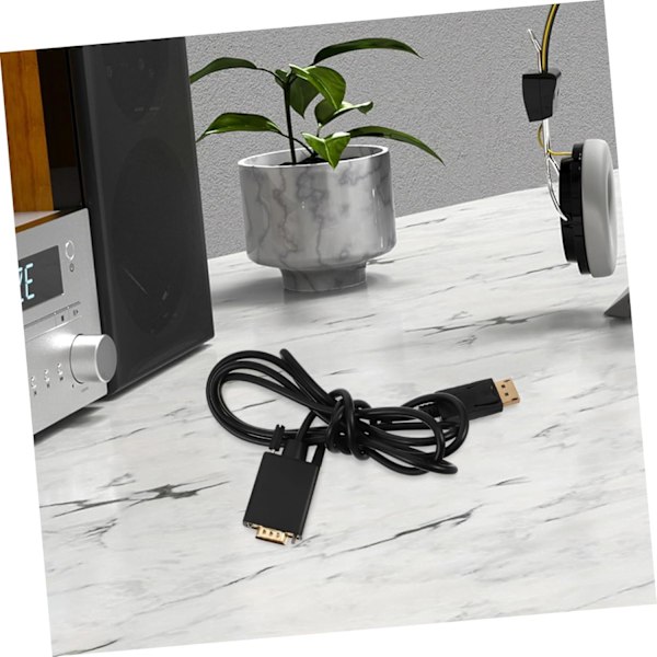 Högupplöst Videokabel till Adapter 1,8m Lång för Monitor Laptop Projektor Pålitlig Signal