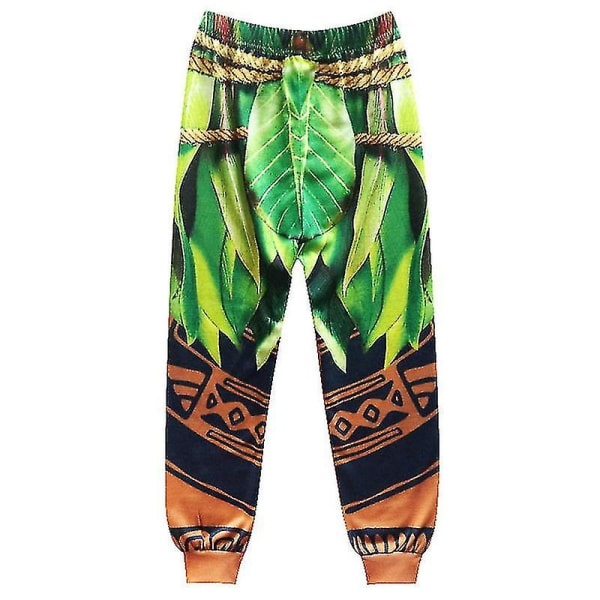 Moana Maui Kostume Pyjamas Sæt Børn Drenge Nattøj Soveoutfit 6-7 Years