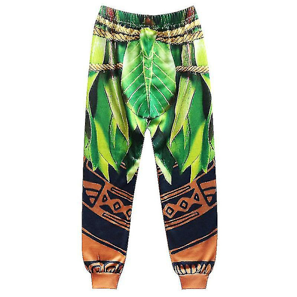 Moana Maui Kostym Pyjamas Set Barn Pojkars Nattlinne Sovkläder Outfit 6-7 Years