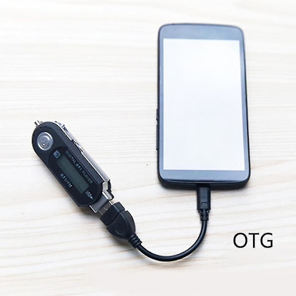 USB MP3-afspiller, bærbar musikafspiller, digital LCD-skærm, 8 GB lagerplads, FM-radio
