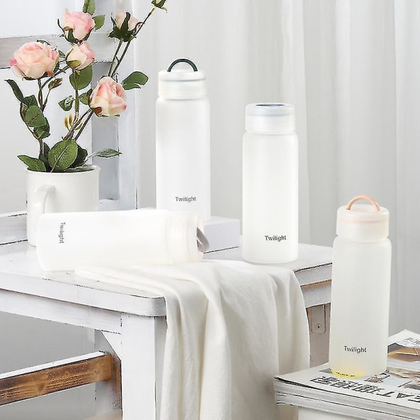 Frostet Mat Klar Glas Vandflaske 420ml BPA Fri