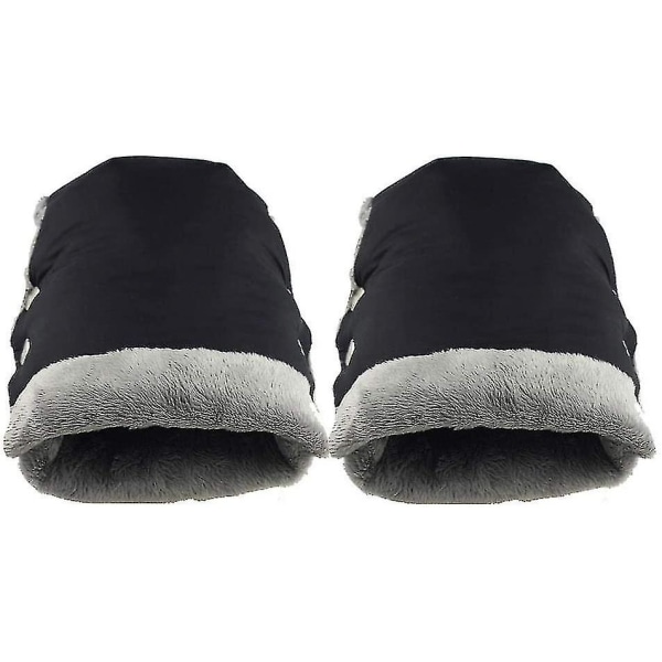 Handvärmare Vagn Muff Handskar För Vinter, Plysch Foder, Nylon Vindtät