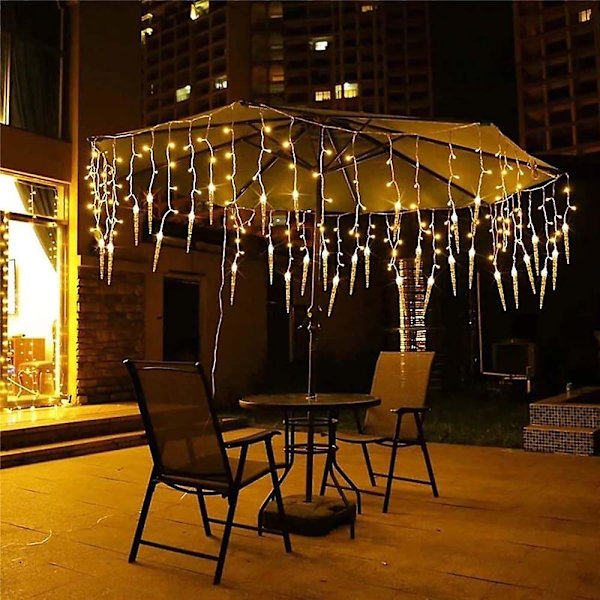 3,5 m Julgransgardin med Ljus 96 LED 216 LED