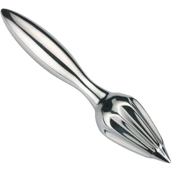 Manuel Citronpresser i Rustfrit Stål - Håndpresset Citronpresser - Metal Frugtpresser - Saftpresser til Citrus, Appelsin, Citron (Sølv 1 stk)