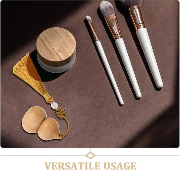 Bambu eterisk olja Rollerflaska Reseparfymflaska Läckagesäker Tom Rollerbehållare för Aromaterapi