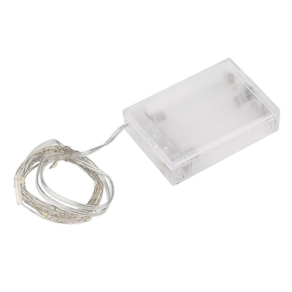 Vattentät 30 LED Silver Wire String Inomhus Utomhuslampa