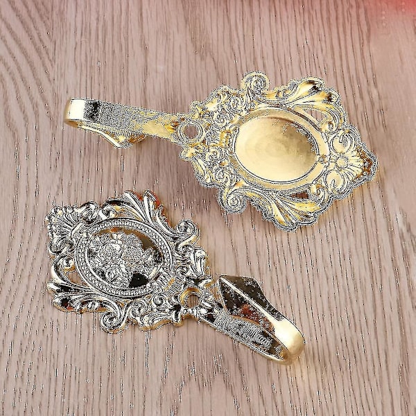 2 stk. Vintage Zink Legering Gardin Holdbacks Tieback Kroge, guld