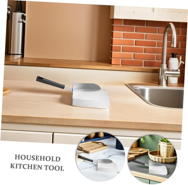 Popcorn Scoop Burger Spatel Rustfritt Stål Ergonomisk Design Glatt Overflate Solid Praktisk Matspatel