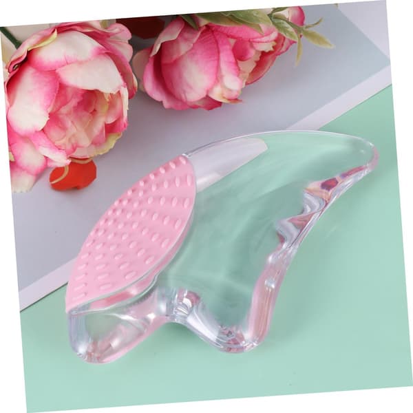 Krystall Gua Sha-plate for ansiktsløftende skrapemassasjeterapiplate