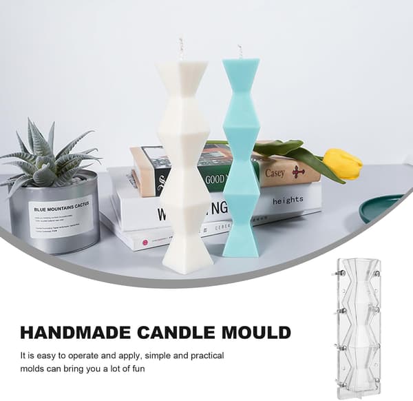 Geometrisk Abstrakt Doftljusform Plast DIY Aromaterapi Ljusform