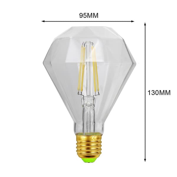 4W LED Retro Edison Glödlampor Dimbara LED Filamentlampa