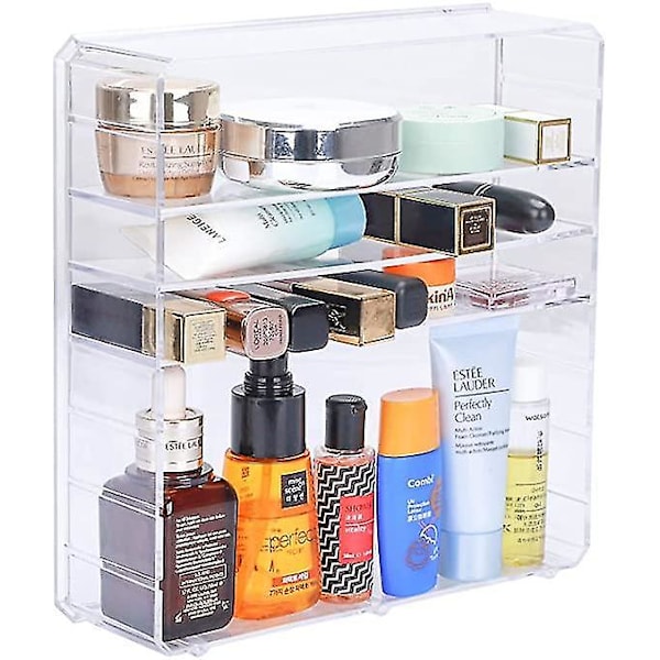 Klar Akryl Makeup Kosmetik Organiser Display Opbevaringskasse