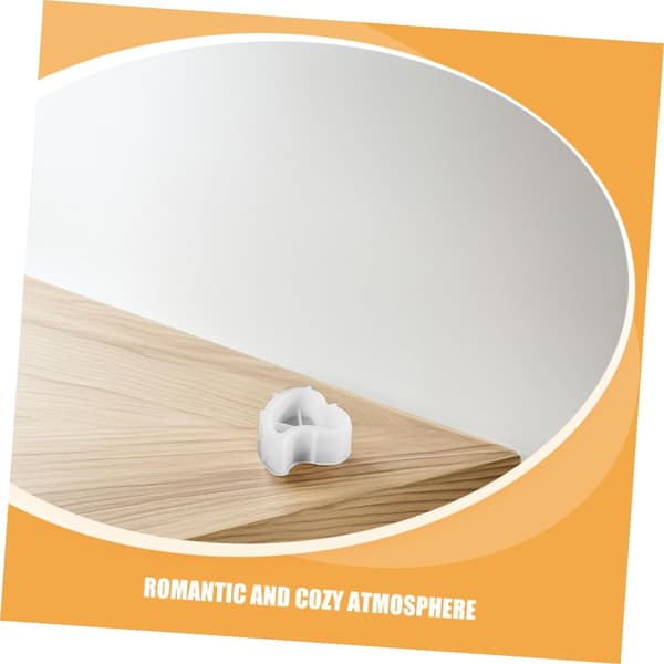 2 stk hjerteformede silikonform for stearinlys til Valentinsdag DIY voks smelter