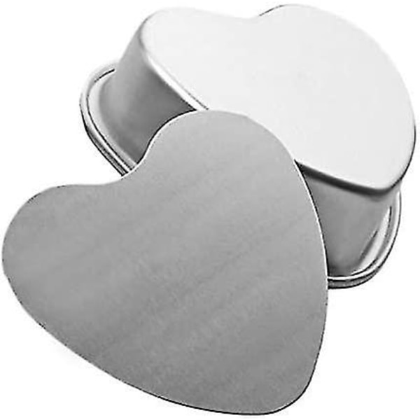 Kageblik hjerte anodiseret aluminium Pan aftagelig base