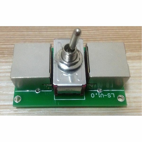 RJ45 Netværkskabel Twisted Pair Switch Toggle Switch + Kabinet
