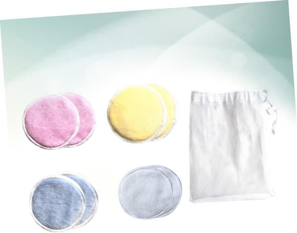 24 stk. vaskbare makeupfjernerpuder Tre-lags ansigtsbomuld genanvendelig makeup