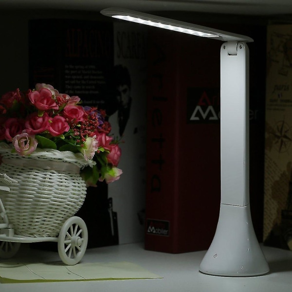 USB-oppladbart dimmbart berøringsfølsomt LED-bordlampe