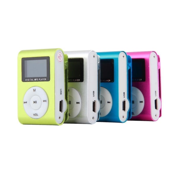 Bærbar MP3-musikafspiller Mini Media 2-16GB MP3-afspiller